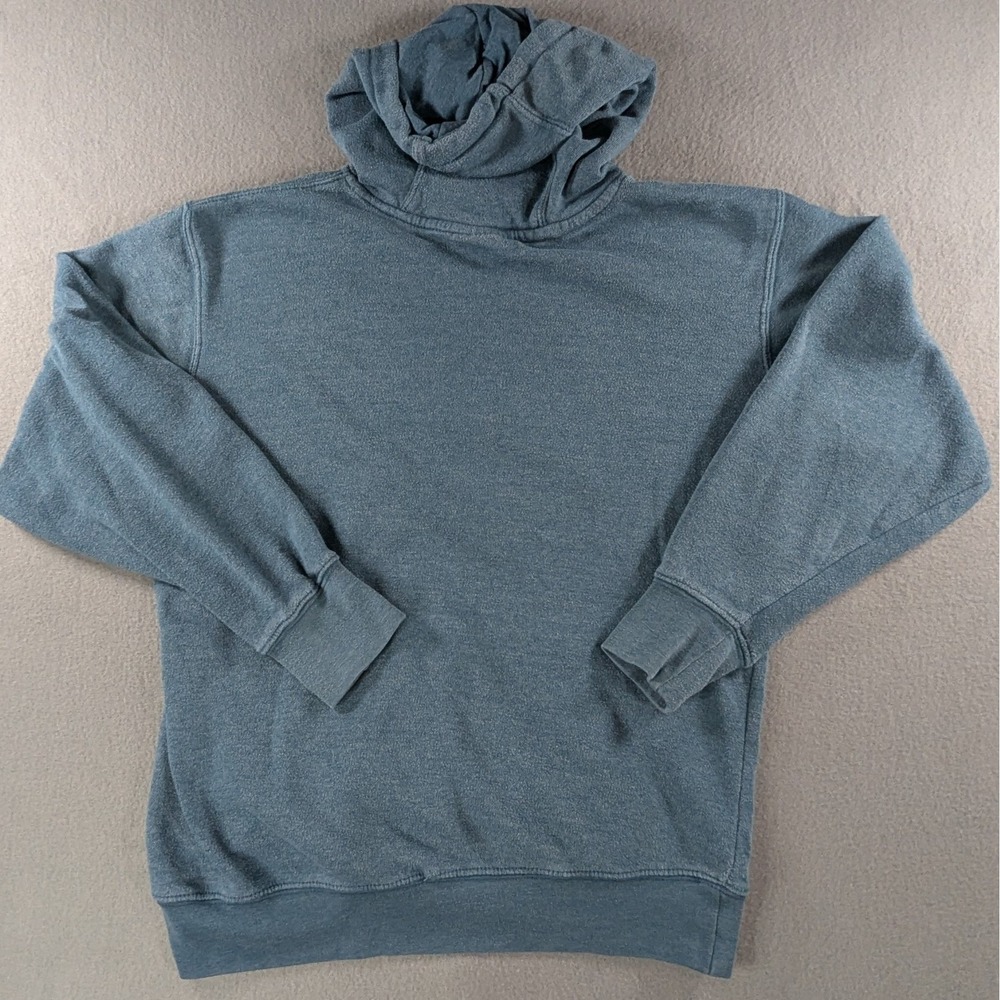 Ariat Womens Real Graphic‎ Logo Hood Sweatshirt Size Small Heathered Blue - Picture 7 of 10